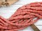 14x8mm Rustic Aged Coral Pink Indonesian Java Glass "Bottle" Beads (18" Strand)